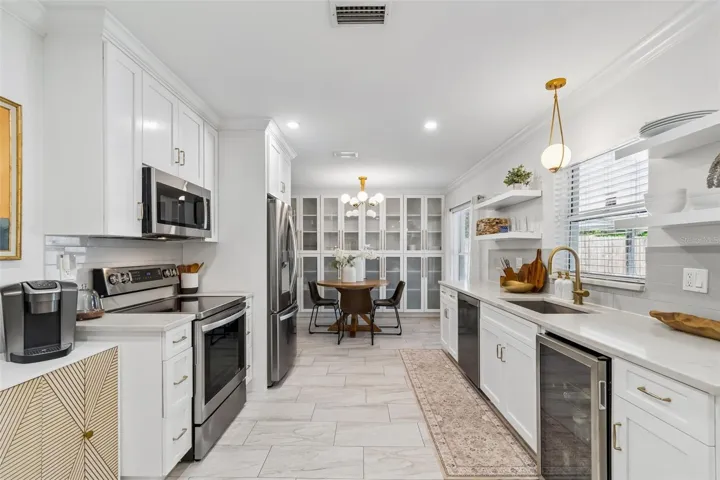 Appliances are less than two years old.