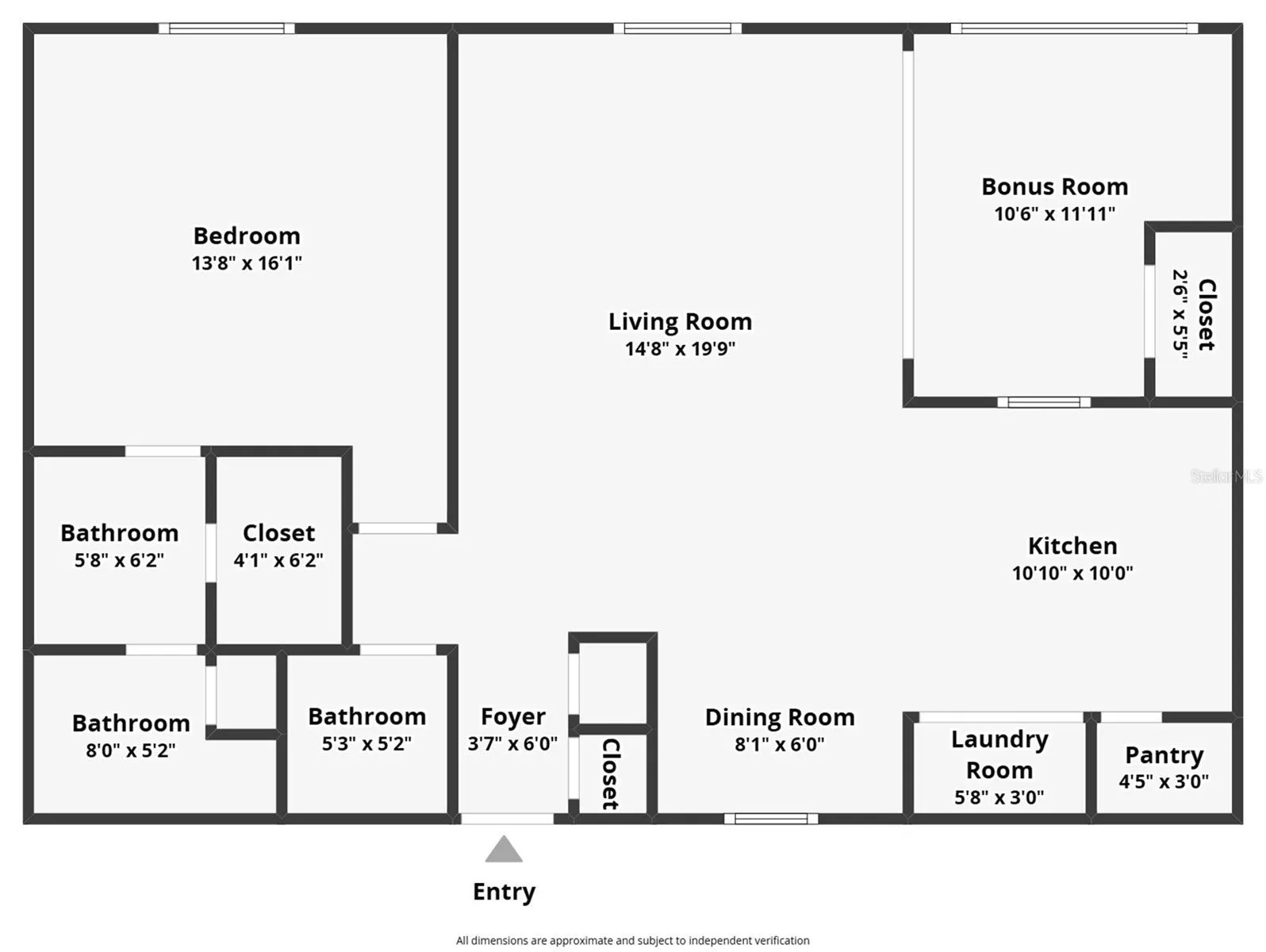 16. Floor Plan of 2673 Sabal Springs Unit 201