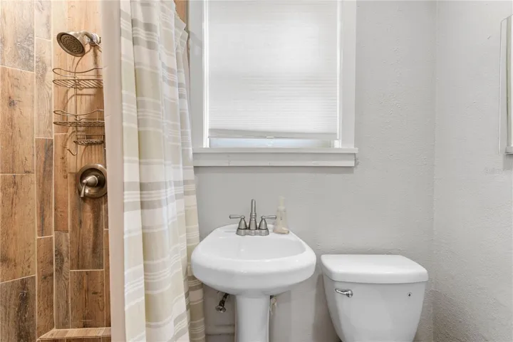 Full Bathroom in Garage