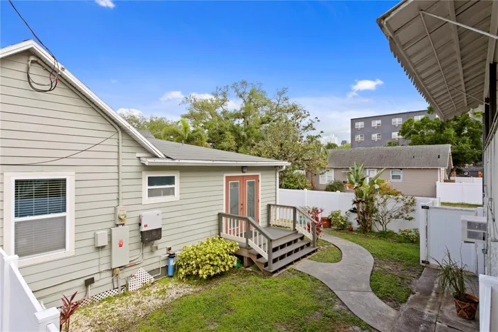 Exterior access from laundry room