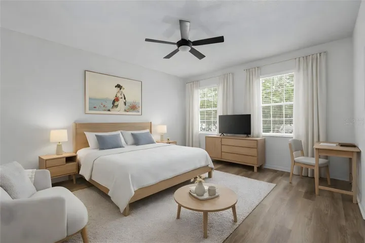 Virtually Staged - Primary Bedroom with En Suite