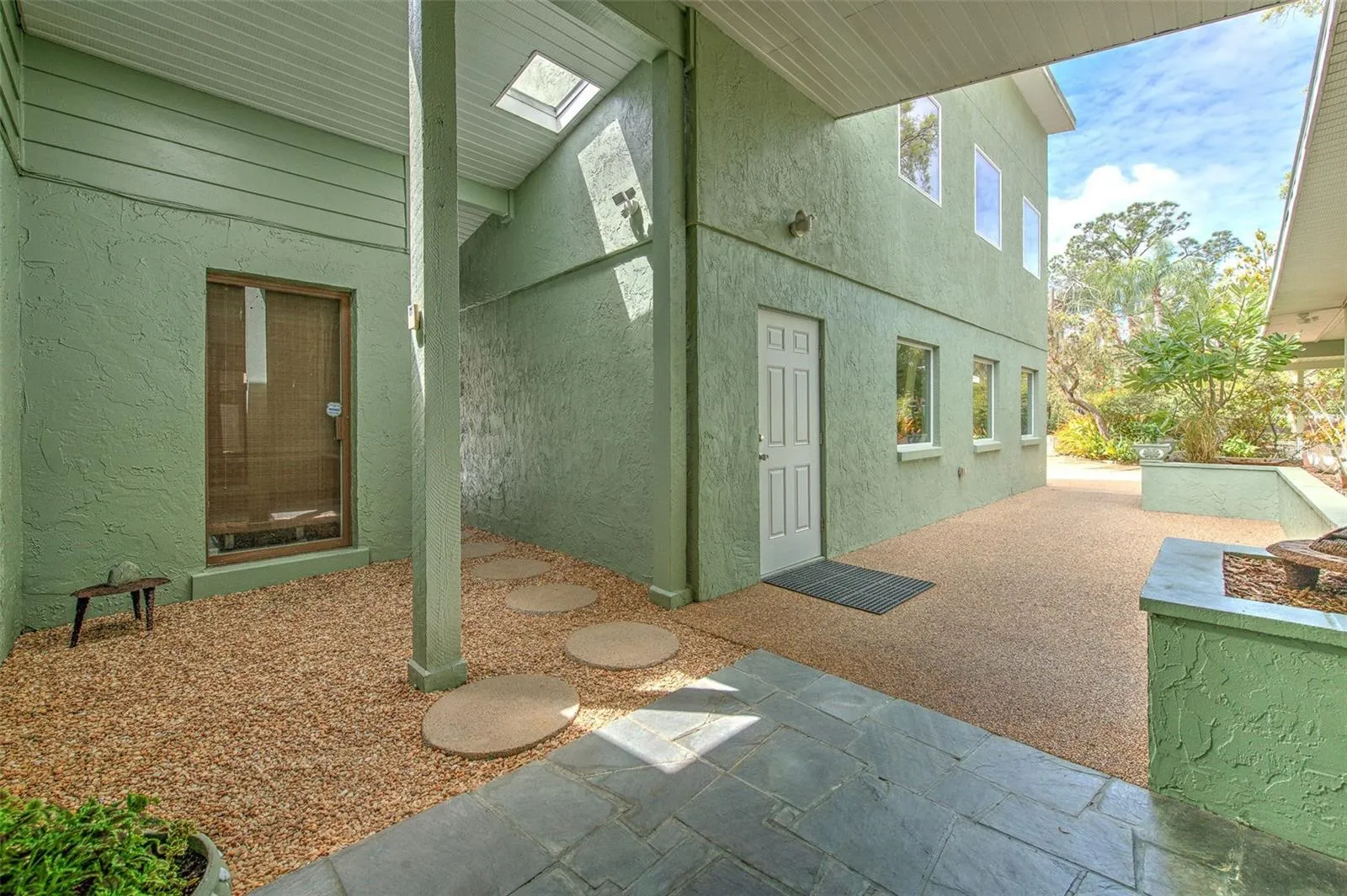 View from the front door