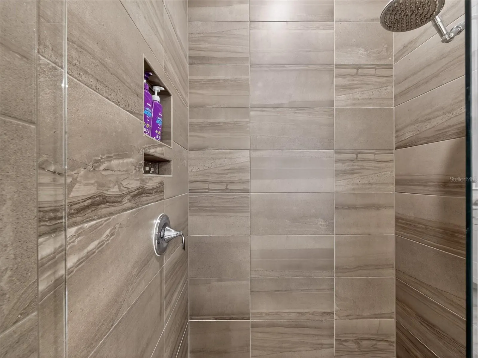 Walk-in Shower with Built-ins