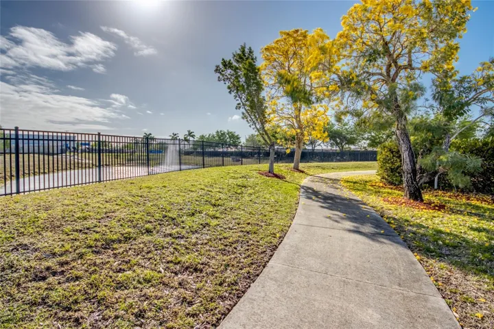 walking path next door