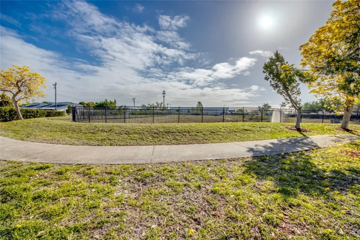 Walking path next door