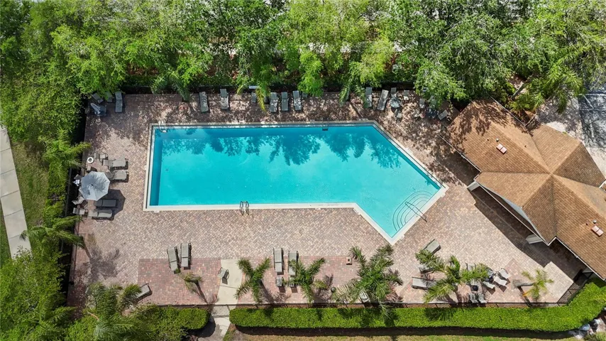 The community pool welcomes all residents!