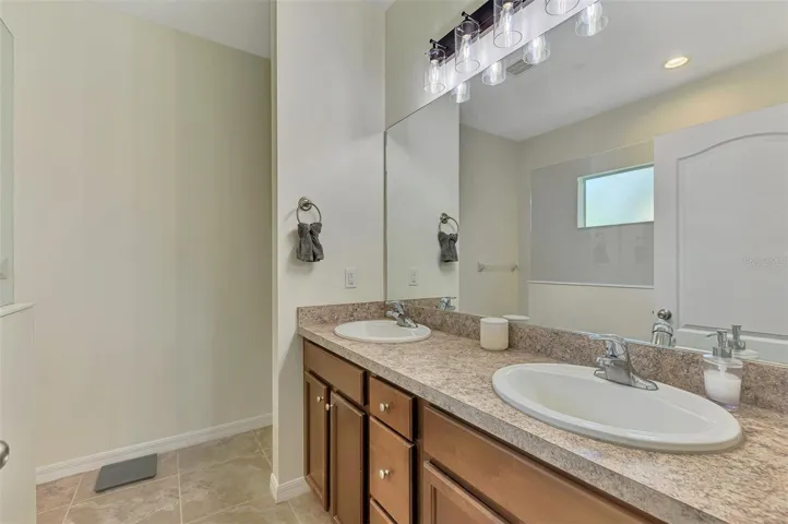 Dual Sink Master Bathroom.