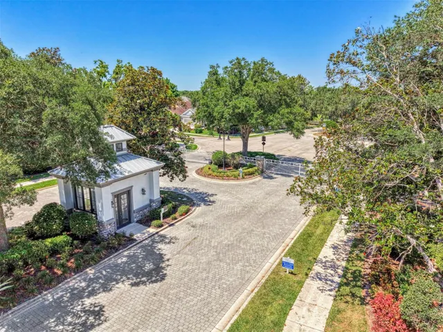 Gated entrance to River's Reach in Parrish, FL.