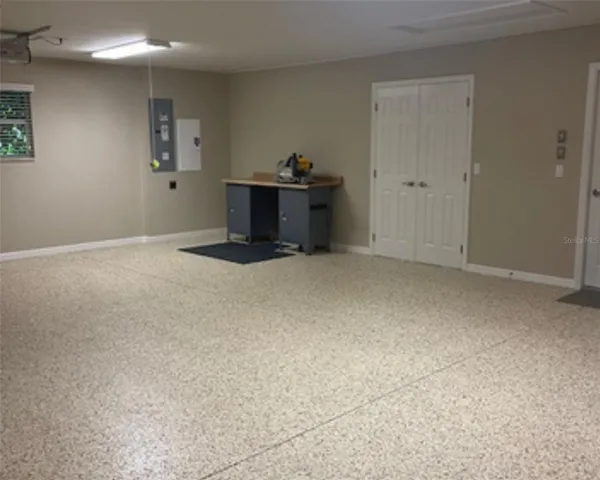DOORS LEAD TO THE HVAC AND WATER HEATER*SHARK COATING FLOORS