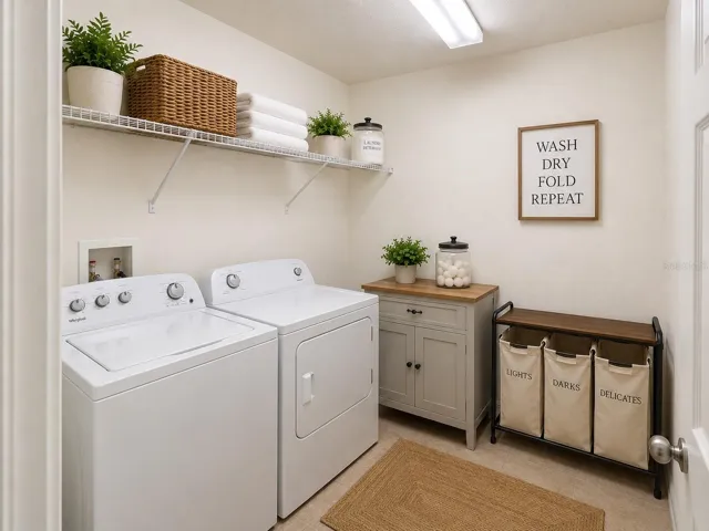 Image shown for decoration and staging reference only. Furniture and accessories are not included.