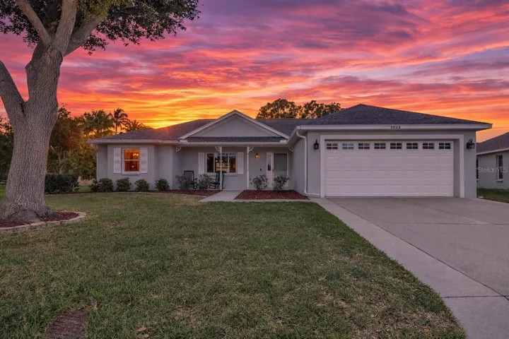 Enjoy Florida Sunsets from your front porch