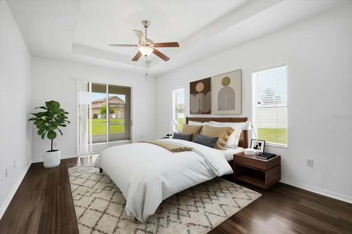 Staged Primary Bedroom