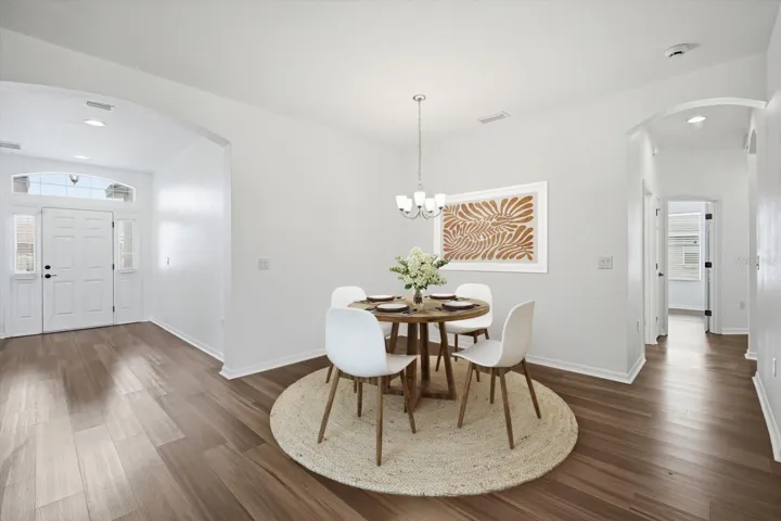 Staged Dining Room