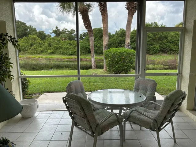 Lanai, with tile flooring/waterviews