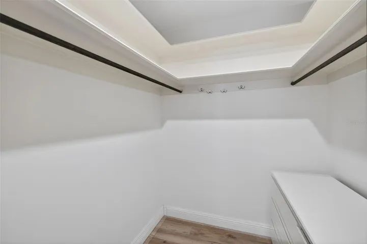 Primary walk-in closet