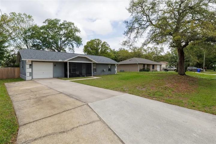 Extended width driveway