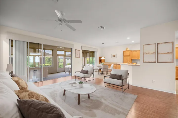 Virtual Stage Large Family Room