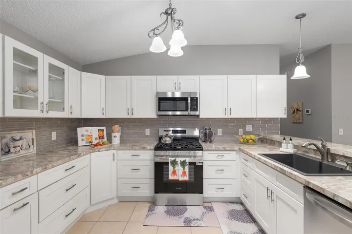 Plenty of Counter Space and Storage to be organized!