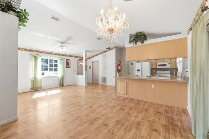 Dining/Kitchen/Living