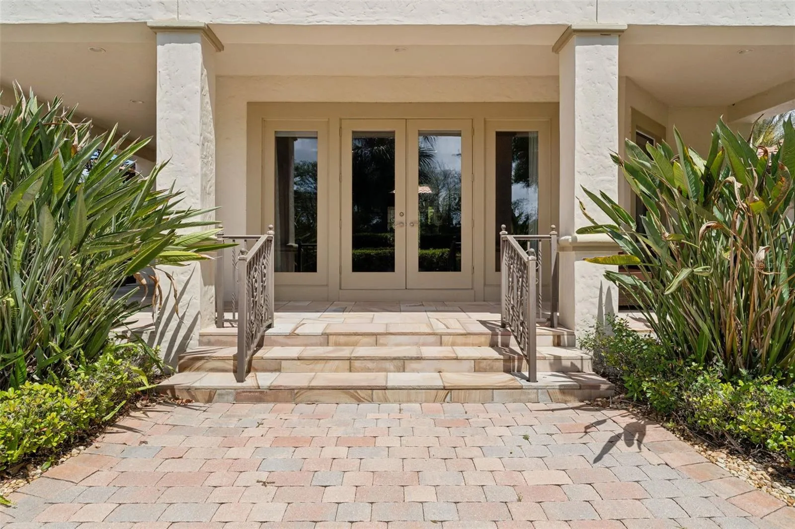 Back door to the guest house