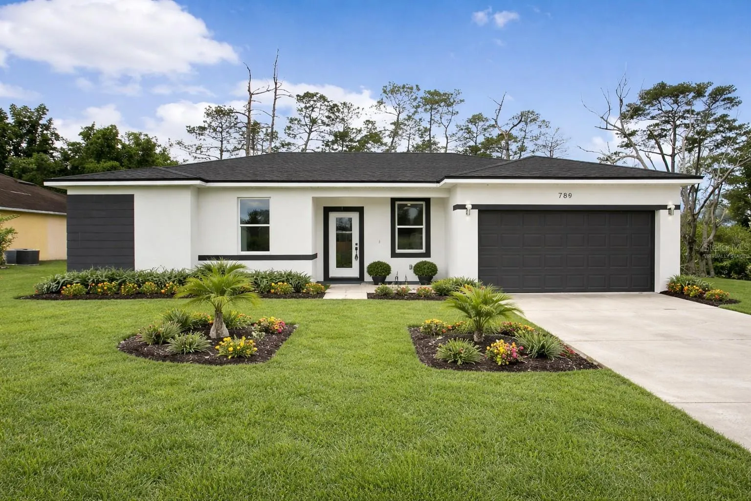 Front yard- Virtually Staged