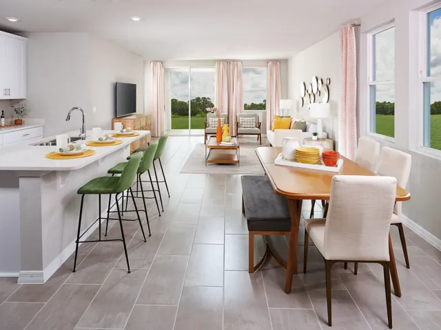 The Yellowstone floorplan features a spacious open-concept design with 4 bedrooms, 2.5 bathrooms, and a 2-car garage. Enjoy the convenience of a first-floor primary suite, while the upstairs loft offers the perfect space to unwind or entertain.