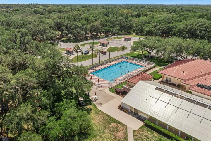 Outdoor Pool and Kiosk