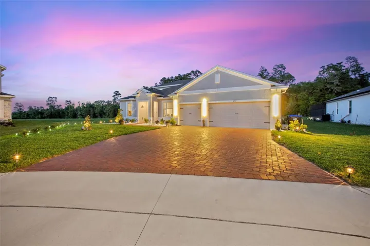 Paved driveway