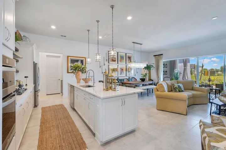 Open Concept Kitchen, dining, and family room