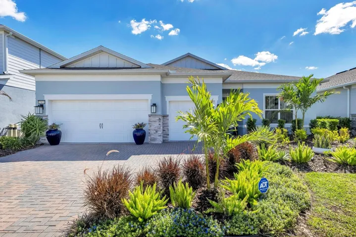 Front of home! Beautiful landscaping!