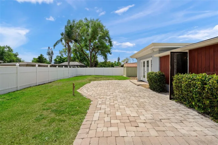 Backyard facing South