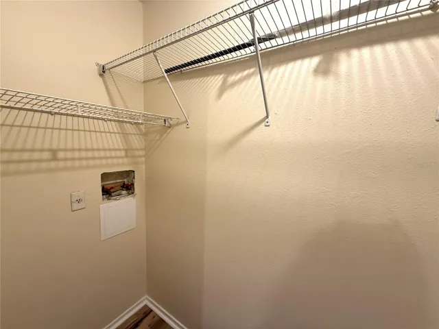 Washer & Dryer Hookup off the Kitchen in Unit