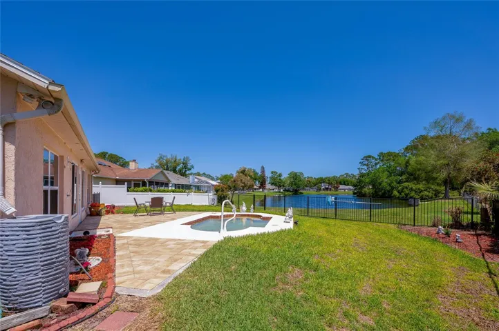 Lovely backyard view