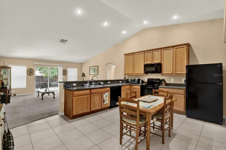 Kitchen View 1 (open to living room)