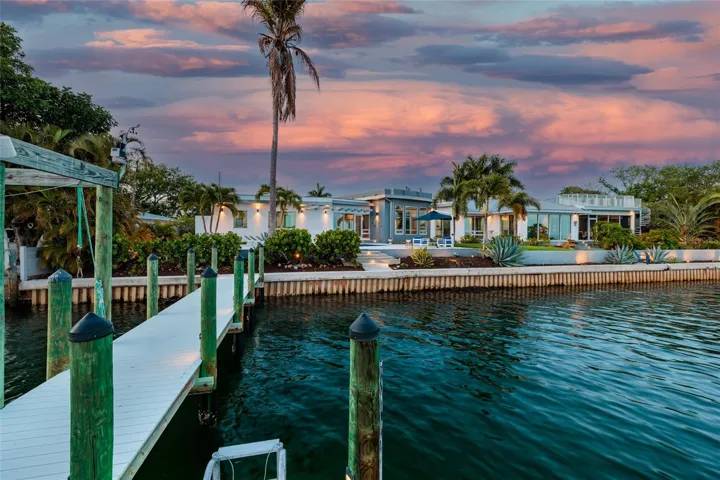 Evening falls across your waterfront oasis!