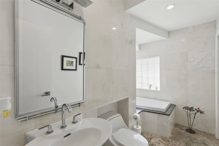 Spa/full bathroom downstairs- bathroom 1