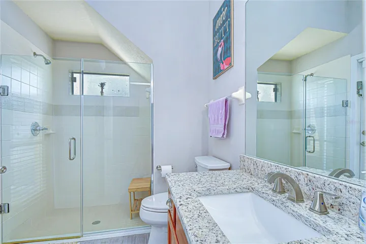 Alternate view of the full bathroom.