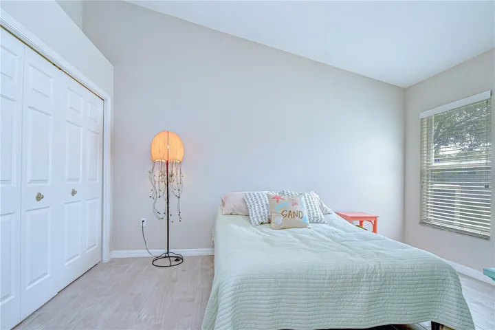 Spacious secondary bedroom.