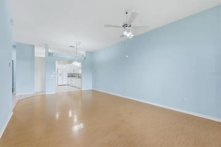Living Room  with dining area