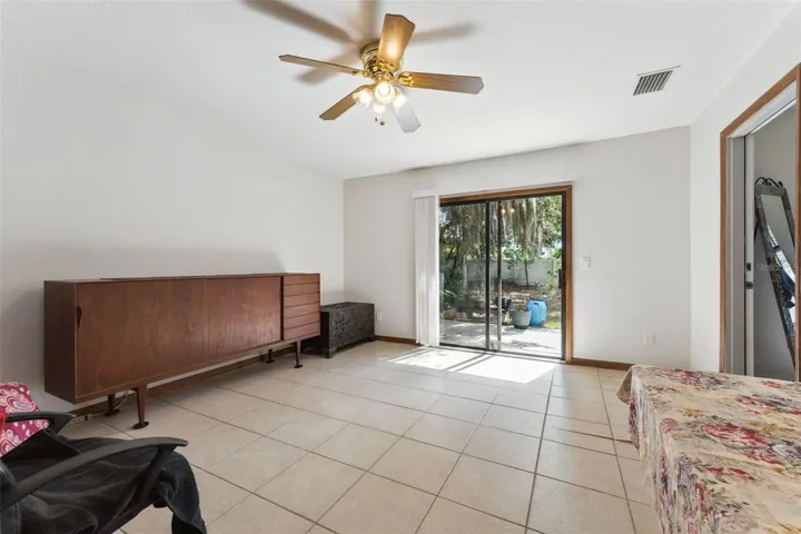 In-Law Suite - Large Living Room with Sliding Glass Door