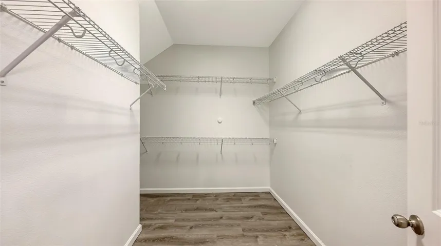 Primary walk in closet