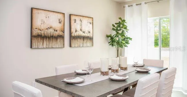 Model home - actual features may vary.