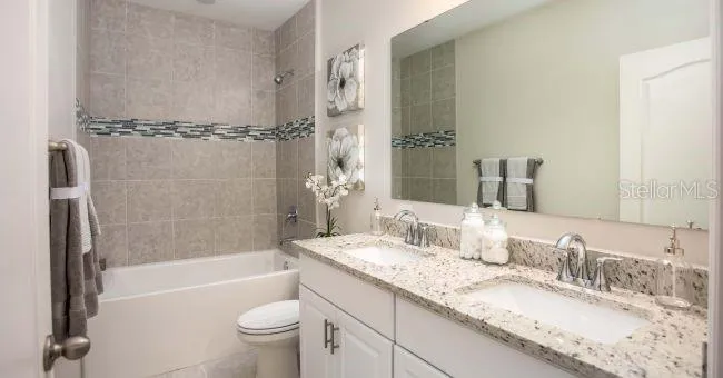 Model home - actual features may vary.