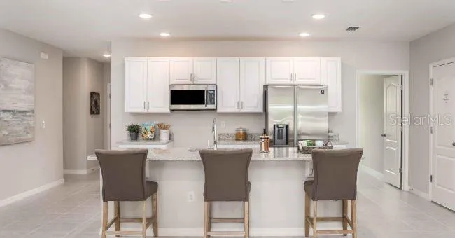 Model home - actual features may vary.