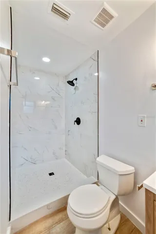 Primary bath walk-in shower