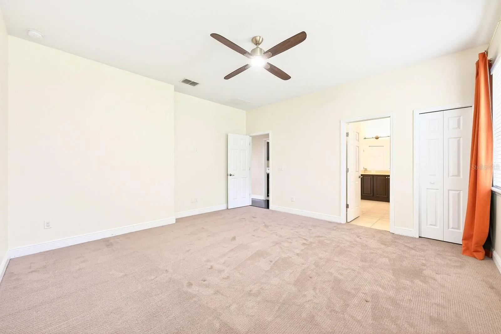 Spacious primary suite.