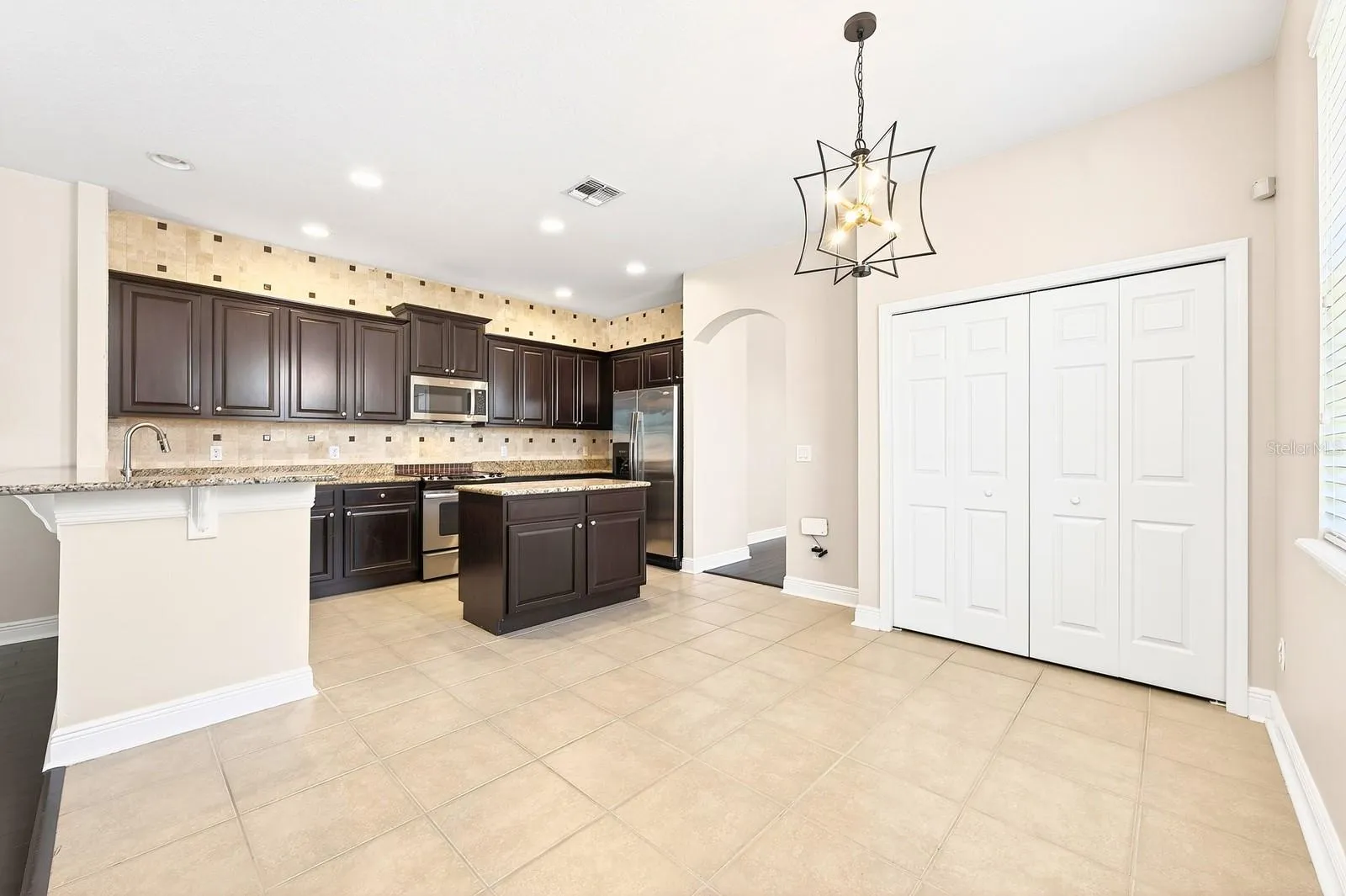 Casual dining off the kitchen.