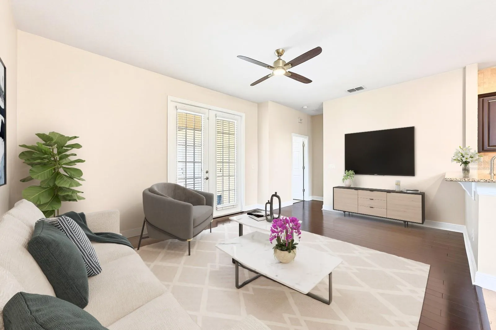 Family Room. Virtually Staged.