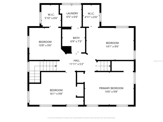 2ND FLOOR LAYOUT W/APPROX MEASUREMENTS