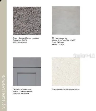 2874 Skyline Loop Design Selections.